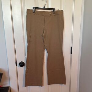 LOFT Classic Brown Flare Pants
